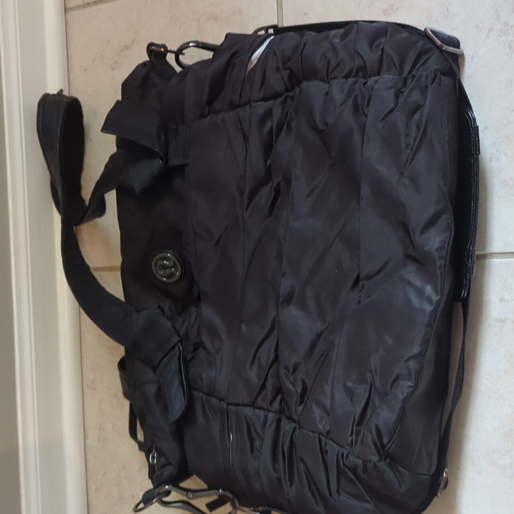 Lululemon Black gym bag